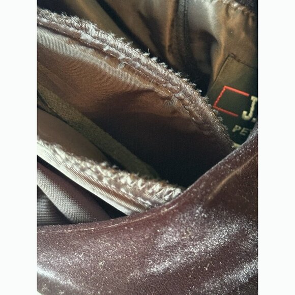 Vintage J.S.J Women’s 12P Black Velvet Top Y2K Jumpsuit 90s 80s Evening Holiday - Picture 7 of 10